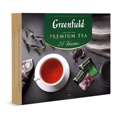 Подарочный набор чая 24 вида чайный ассорти из 96 пакетиков